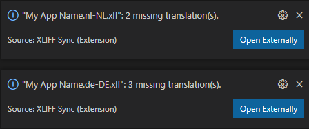 Missing Translations Notifications